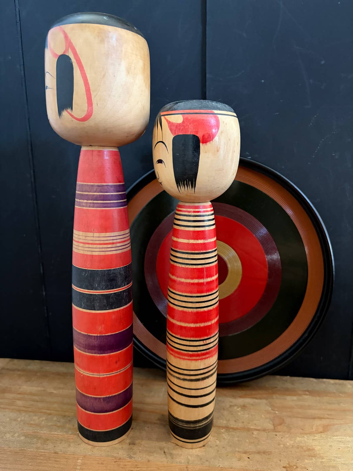 Vintage Kokeshi in Tsuchiyu-Kei style natsukashii netherlands